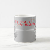 (Lil' Robo-x9) Liebesmaschine Kaffeetasse (Mittel)