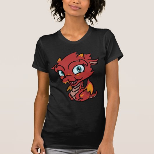 Lil Rot-Drache T-Shirt (Vorderseite)