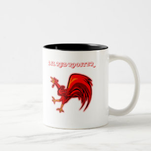 Lil Rot-Hahn Zweifarbige Tasse