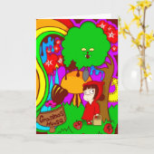 Lil Rot Karte (Gelbe Blume)