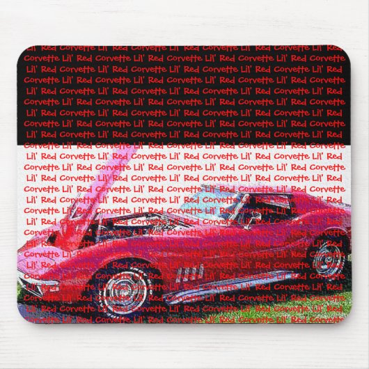 Lil Rot Korvette Mousepad (Vorne)
