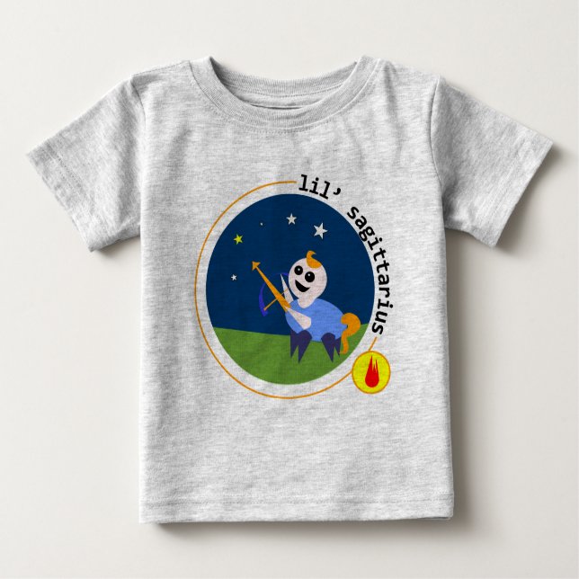lil' SAGITTARIUS Baby T-shirt (Vorderseite)