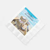 Lil' Sailor, sein Junge, Schönheits-Babydusche Serviette (Ecke)