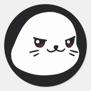 Lil Sappys NIEDLICH, ABER GEFÄHRLICH (BB) Runder Aufkleber