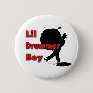 Lil Schlagzeuger-Junge Button