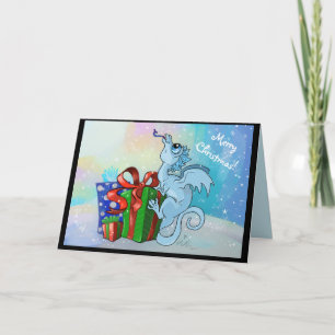 lil Schneeflocke Dragon~Merry Feiertagskarte