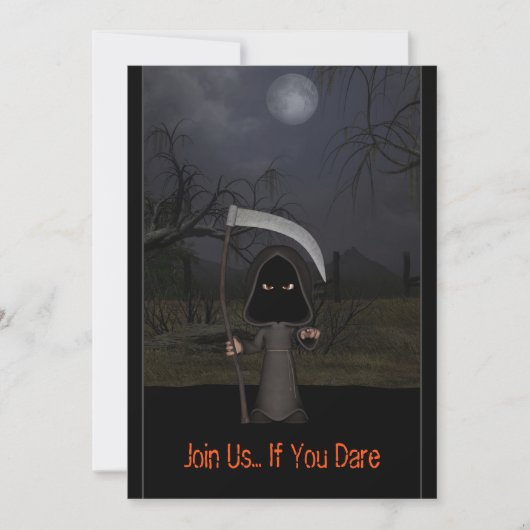 Lil Sensenmann Einladung (Vorderseite)