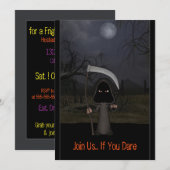 Lil Sensenmann Einladung (Vorne/Hinten)