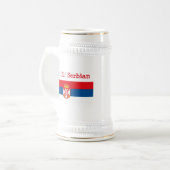 Lil Serbian-Tasse Bierglas (Vorderseite Links)