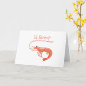 Lil Shrimp Karte (Gelbe Blume)