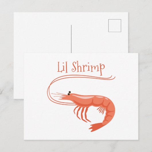 Lil Shrimp Postkarte (Vorne/Hinten)