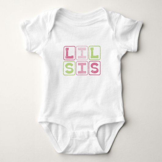 LIL-SIS-BLOCKS BABY STRAMPLER (Vorderseite)