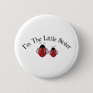 Lil Sis Ladybug Button