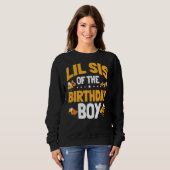 Lil Sis of the Birthday Boy Construction Worker Bd Sweatshirt (Vorne ganz)