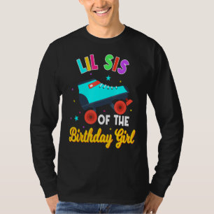 Lil Sis of the Birthday Girl Roller Skate Skaten T-Shirt