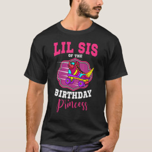 Lil Sis of the Birthday Princess Roller Skate Ska T-Shirt