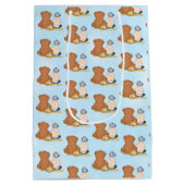 Lil' Slugger Baseball als Kind Mittlere Geschenktüte (Rückseite)