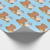 Lil' Slugger Baseball Geschenkpapier (Ecke)