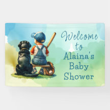 Lil' Slugger mit seinem Hund | Babydusche