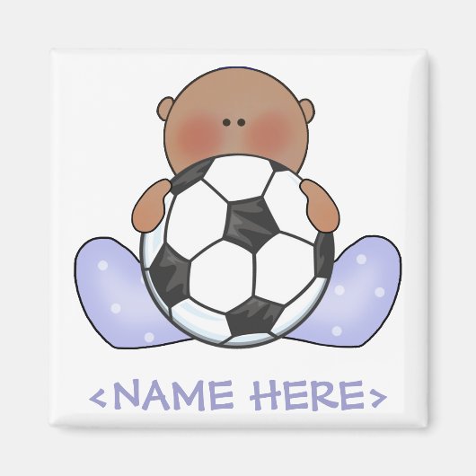 Lil Soccer Baby Boy- Ethnic Magnet (Vorne)