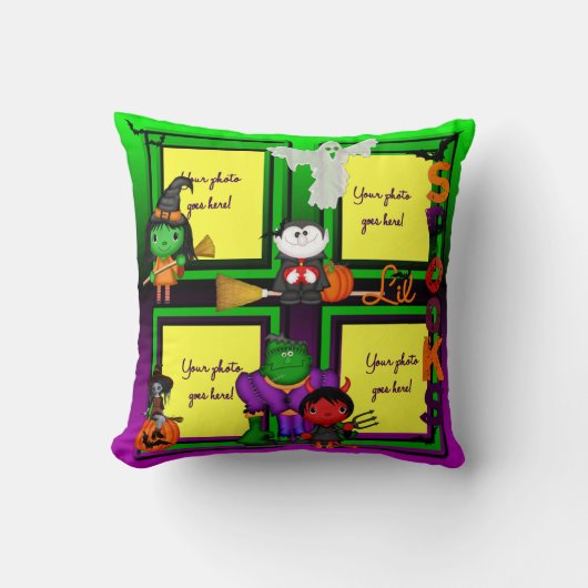 Lil Spooks Foto Pillow, TEMPLATE Kissen (Vorderseite)