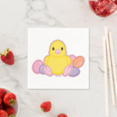 Lil Spring Chick Pattern Serviette (Beispiel)