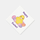Lil Spring Chick Pattern Serviette (Ecke)