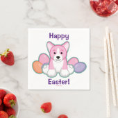 Lil Spring Corgi Muster Serviette (Beispiel)