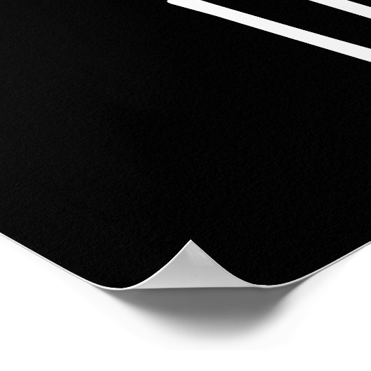 Lil-spuddy Funny Potato Pun Dark BG Poster (Ecke)