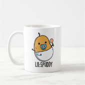 Lil-spuddy Funny Potato Pun Kaffeetasse (Links)