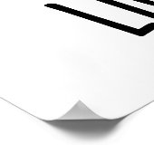 Lil Spuddy Funny Potato Pun Poster (Ecke)