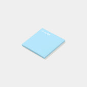 Lil stellt Sky Blue Post-It Notes Klebezettel (angewinkelt)