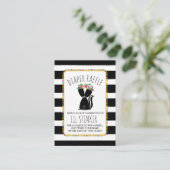 Lil Stinker Boho Skunk Baby Duwer Windelwanne Begleitkarte (Stehend Vorderseite)