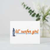 Lil Surfer Girl Postkarte (Stehend Vorderseite)