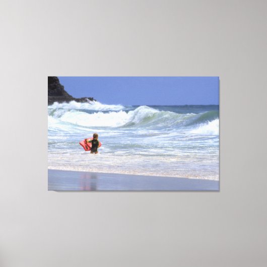 LI'L SURFER TYP 32x48 Leinwanddruck (Vorderseite)