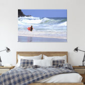 LI'L SURFER TYP 32x48 Leinwanddruck (Insitu (Schlafzimmer))