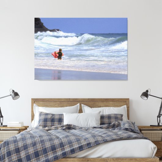 LI'L SURFER TYP 32x48 Leinwanddruck (Insitu (Schlafzimmer))