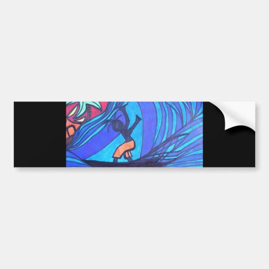 Lil' Surfer Typ Autoaufkleber (Vorne)