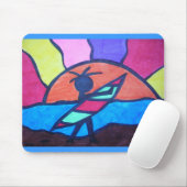 Lil' Surfer Typ - Sun einstellen Mousepad (Mit Mouse)