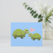 Lil Turtle Postkarte (Stehend Vorderseite)