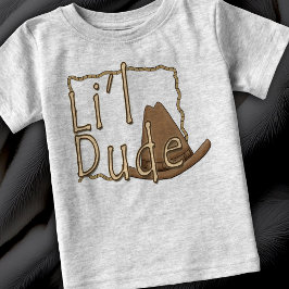 Li'l Typ Little Western Hat Cowboy Baby T-shirt