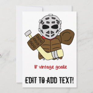 Lil' Vintag Hockey Goalie
