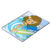 Lil Wahine Wellen-Verfasser Notizblock (Linke Seite)