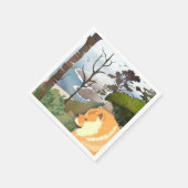 LIL WEATHER Chow - Paper Napkins Serviette (Ecke)