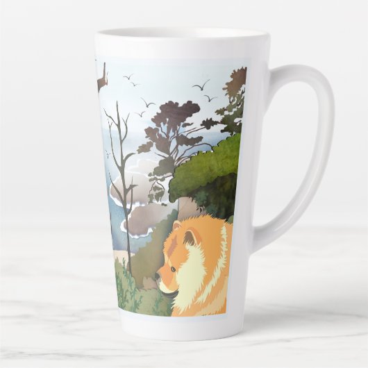 LIL WEATHER Chow - Tasse mit Design auf beiden Sei (Rechts)