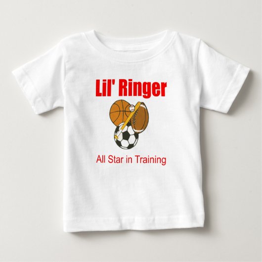 Lil Wecker aller Stern in Training Shirt (Vorderseite)