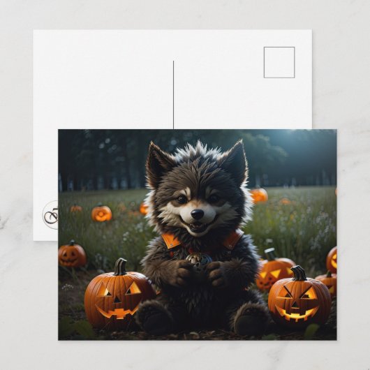 Lil WereWolf Postkarte (Vorne/Hinten)