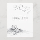 Lil Wolf Daydreaming Postcard Postkarte (Vorderseite)
