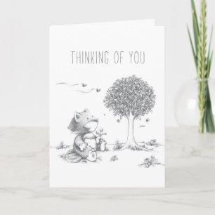 Lil Wolf Spring Card Karte