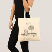 Lil Wolf Summer Tote Bag Tragetasche (Vorderseite (Produkt))